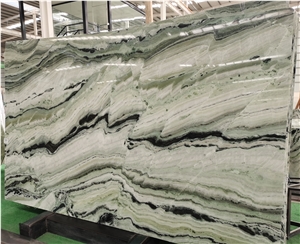 Nice Green Marble Slabs For TV Wall Background