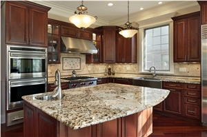 Delicatus Gold Granite Kitchen Countertop