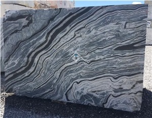 Silver Stream Marble -Zebra Marble Block