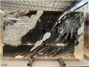 Black Ocean Storm Granite Slab In China Stone Market