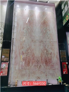 Cristallo Pink Quartzite Slab Tile In China Stone Market