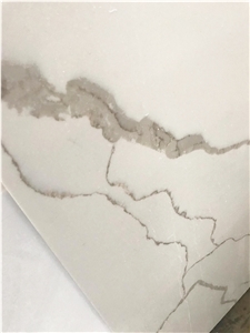 Goldtop Top Quality Calacatta Quartz Tiels For Floor