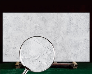 Good Quality Polished Stone Grey Artificial Quartz Slabs