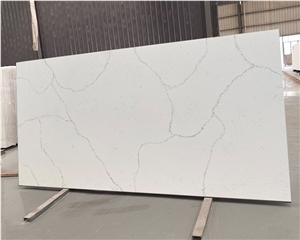 High Quality Artificial Quartz Stone Slabs 5016 Statuary