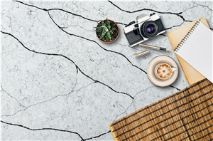 Hot Sale 5057 Unique Artificial Stone Quartz Tiles Walling