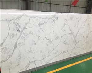 Polished High Quality White Artificial Quartz Stone Slabs