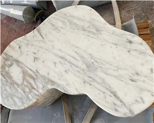 White Marble Natural Stone Coffee Table Stone Table