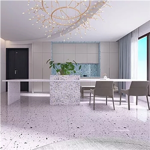 New China Factory Cement Terrazzo Table Top