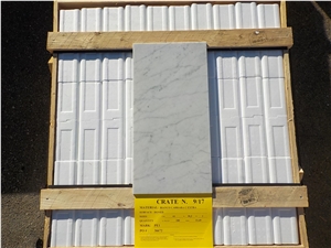 Bianco Carrara C Marble Tiles