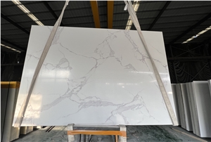 Cheap 3D Calacatta White Engineered Marble Agglomerated