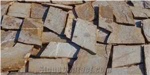 Spotted Yellow Gneiss - Flagstone