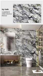 Icy Jade House Decoration Use Artificial Sintered Stone Slab