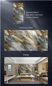 Planet Color Artificial Sintered Stone Slab For Wall