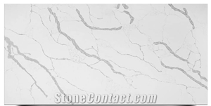 Calacatta Laza Quartz Stone Slab By L.A AMG Stone INC