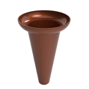 Conical Bronze Memorial Vase Liners For Marble Vase