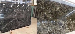 Lava Vechnni Granite Slabs, Black Forest Granite Slabs