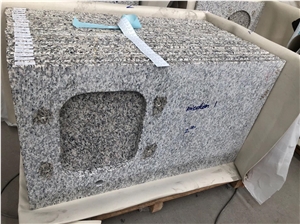 Chinese Popular Granite Color Tiger Skin White Bathroom Tops