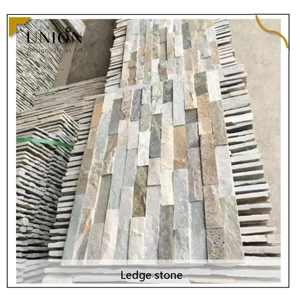 UNION DECO Beige Slate Culture Stone Panel For Indoor Wall