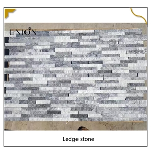UNION DECO Cloudy Grey Quartzite Culture Stone Ledger Panel
