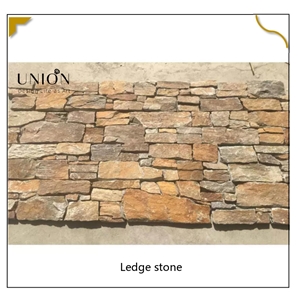 UNION DECO Rusty Quartzite Ledger Panel Wall Cladding Stone