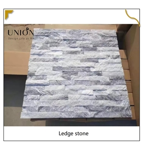 UNION DECO Thin Stacked Stone Cloudy Grey Quartzite Veneer