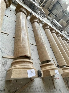 Travertine Column Cladding Panels