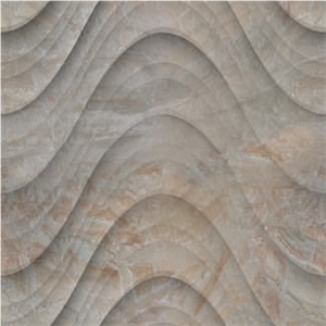 CNC Carved 3D Stone Wall Panels