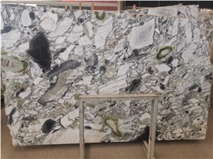 Cold Jade White Beauty Marble Slabs Factory Supply