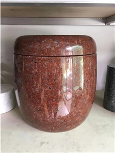 Red Granite Urns,Round Ash Urns