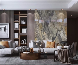 Shangri-La Brown Granite Wall Decor Panels New Style