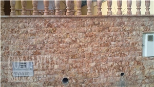 Travertine Rojo Alhambra Balustrades