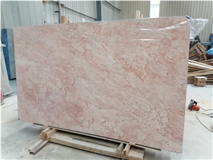 Iran Rose Cream Marble Slab Wall Tiles In China Stone Market