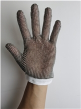 5 Fingers Chainmesh Ring Mesh Gloves Anti-Cutting