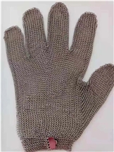 Stainless Steel Ring Mesh Gloves Anti Cutting