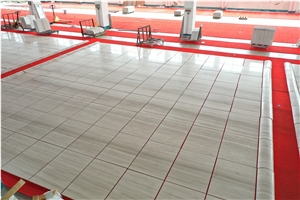 Chinese Ash Grey Wooden Vein Polished Slab Tiles