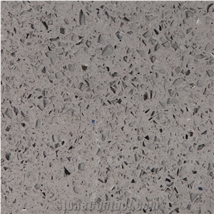 IS019 Grey-Galaxy Quartz Slabs Tiles