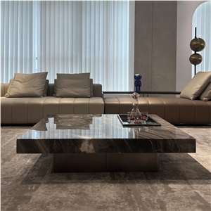 Customized Living Room Furniture Sintered Stone Coffee Table