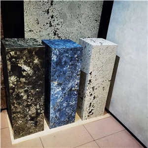 Customized Sintered Stone Plinths For Hotel Villa Decoration