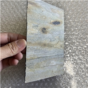 Flexible Natural Slate Stone Panel Ultra Thin Sheet Marble Veneer