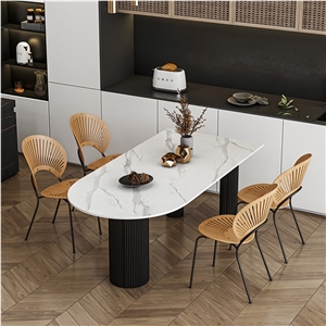 Home & Hotel Furniture Designs Sintered Stone Dining Table