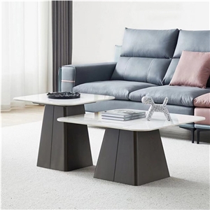 New Design Living Room Furniture Sintered Stone Coffee Table