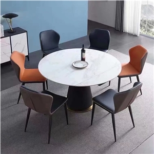 Sintered Stone Furniture Rotating Extendable Dining Tables