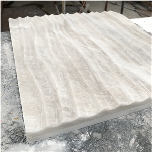 3D White Onyx Home Wall Decorative Panels