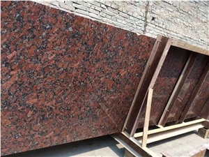 Imported Granite Steps Rosso Santiago Stair Threshold