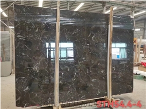 Chinese Cheap Dark Emperador Marble Polished Slabs & Tiles