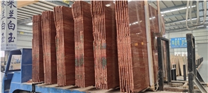 Iran Red Travertine Polished Reception Counters