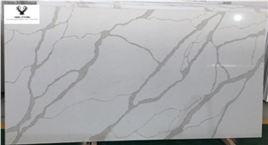 Customized White Quartz Stone Slabs 2023 By AMG
