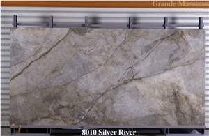 Grande Massimo Porcelain Slab - 8010 Silver River