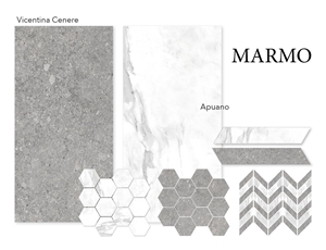 Marmo Vicentina Marble Look Porcelain Tiles