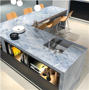 Ijen Blue Quartzite Kitchen Countertop